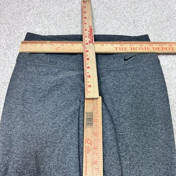 Nike Dri-Fit Leggings Gray Capri Pull On Skinny Women’s Size Small - Picture 3 of 11